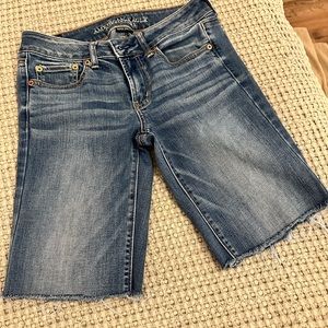 American Eagle Blue Jean Cut Off Shorts